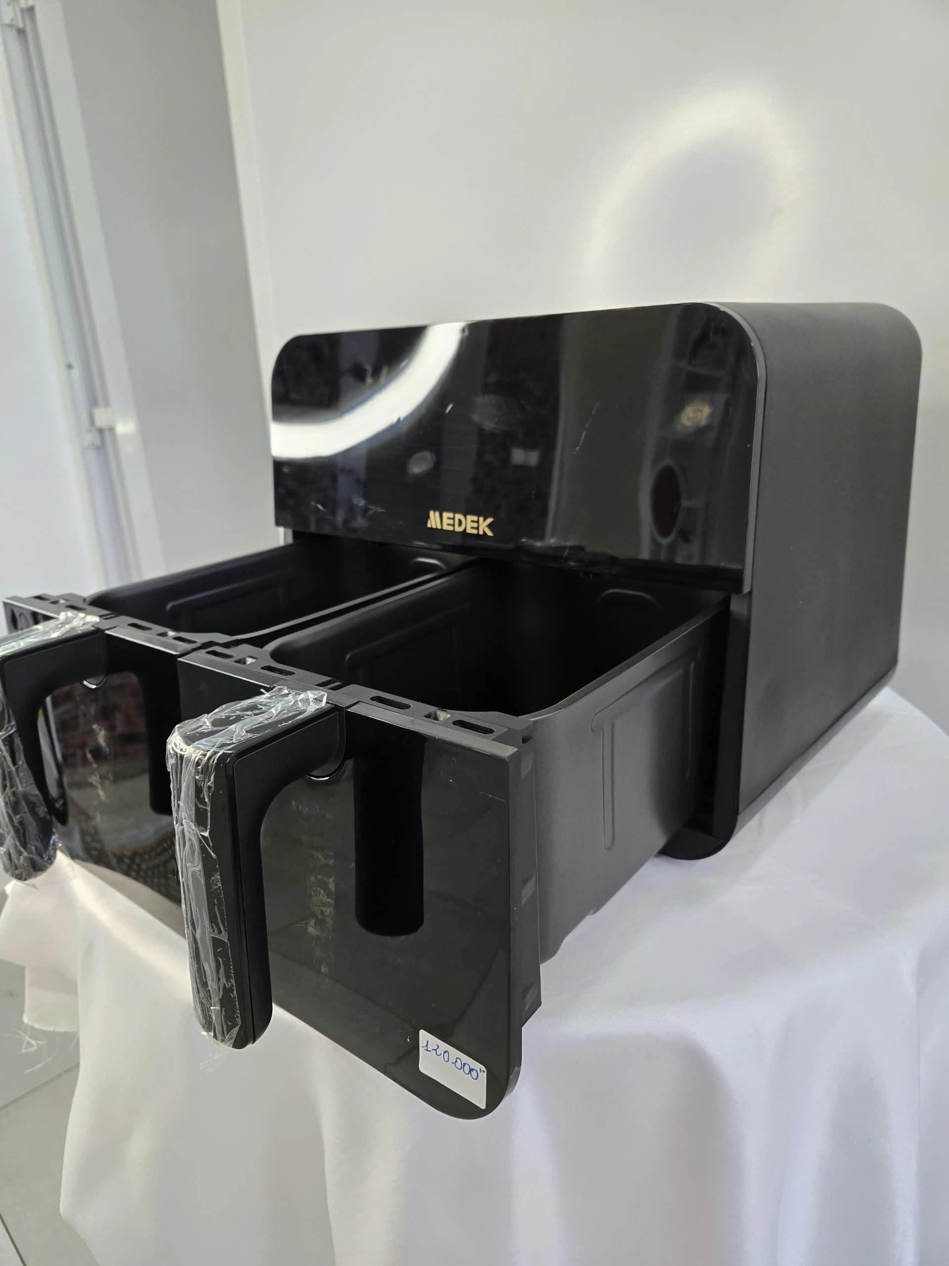 Friteuse à air double tiroir Medek Airfryer 9 litres, modèle RA910D