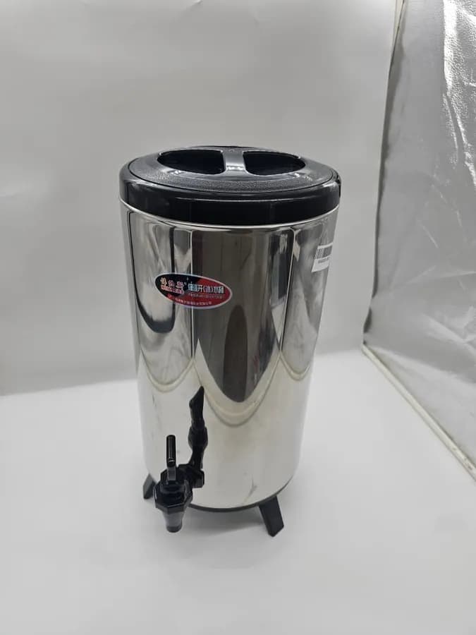Thermos XXL de 12 L, distributeur de boissons isotherme en acier inoxydable avec robinet